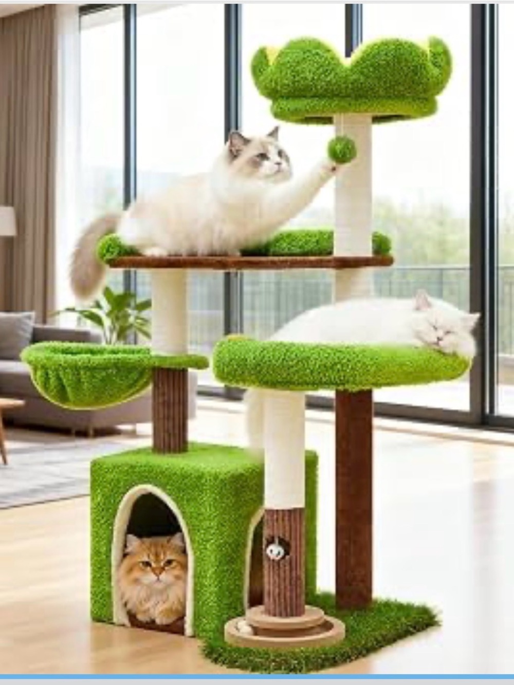 BNIB Cat Tree Tower with Large Cat House
